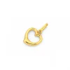 Prouds Pendants>9Ct Gold 12Mm Open Heart Pendant
