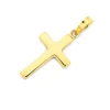 Prouds Pendants>9Ct Gold 20Mm Polished Cross Pendant
