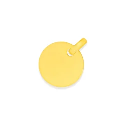 Prouds Pendants>9Ct Gold 20Mm Round Engravable Disc Pendant