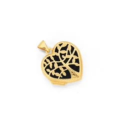Prouds Pendants>9Ct Gold 18Mm Tree Of Life Heart Locket