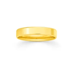 Prouds Rings>9Ct Gold 4Mm Wedding Band Size R