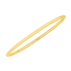 Prouds Bangles>9Ct Gold, 3Mm Wide Golf Bangle