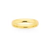 Prouds Rings>9Ct Gold 3Mm Width Eclipse Wedding Band