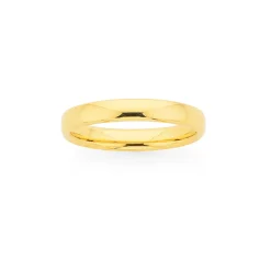 Prouds Rings>9Ct Gold 3Mm Width Eclipse Wedding Band