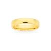 Prouds Rings>9Ct Gold 4.5Mm Width Eclipse Wedding Band