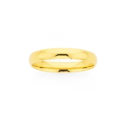 Prouds Rings>9Ct Gold 3Mm Width Half Round Wedding Band