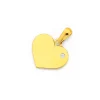 Prouds Pendants>9Ct Gold 12Mmcz Heart Disc Pendant