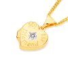 Prouds Pendants>9Ct Gold 'My 1St Diamond' Heart Locket