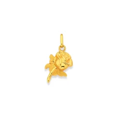 Prouds Charms>9Ct Gold Single Rose Charm