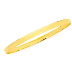 Prouds Bangles>9Ct Gold 4.7X65Mm Solid Bangle