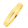 Prouds Bangles>9Ct Gold 8X65Mm Solid Bangle
