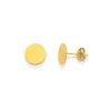 Prouds Earrings>9Ct 8Mm Disc Stud Earrings