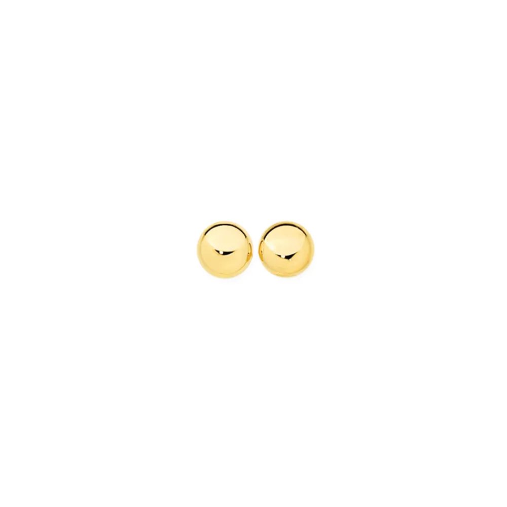 Prouds Earrings>9Ct 4Mm Flat Ball Stud Earrings