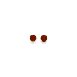 Prouds Earrings>9Ct 5Mm Garnet Stud Earrings In Red