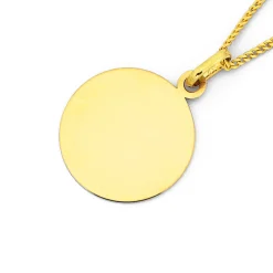 Prouds Pendants>9Ct 14Mm Round Disc Pendant