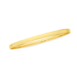 Prouds Bangles>9Ct 65Mm Solid Bangle