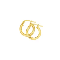 Prouds Earrings>9Ct 10Mm Twist Hoop Earrings