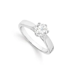 Prouds Rings>18Ct White Gold Diamond Solitaire Ring