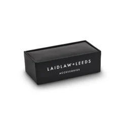Prouds Cufflinks & Tie Bars>Laidlaw + Leeds Stainless Steel Cufflinks