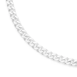 Prouds Necklaces>Silver 55Cm Curb Chain