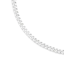 Prouds Necklaces>Silver 55Cm Curb Chain