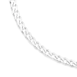 Prouds Necklaces>Silver 55Cm Curb Chain