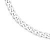 Prouds Necklaces>Silver 50Cm Diamond Cut Curb Chain