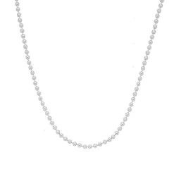 Prouds Necklaces>Silver 50Cm Fine Ball Chain