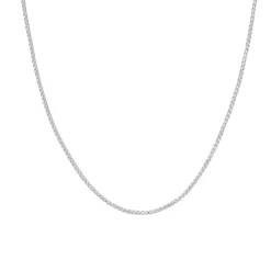 Prouds Necklaces>Silver 50Cm Fine Open Box Chain