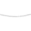 Prouds Necklaces>Silver 45Cm Medium Diamond Cut Trace Chain