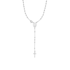 Prouds Necklaces>Silver 45Cm Rosary Necklet