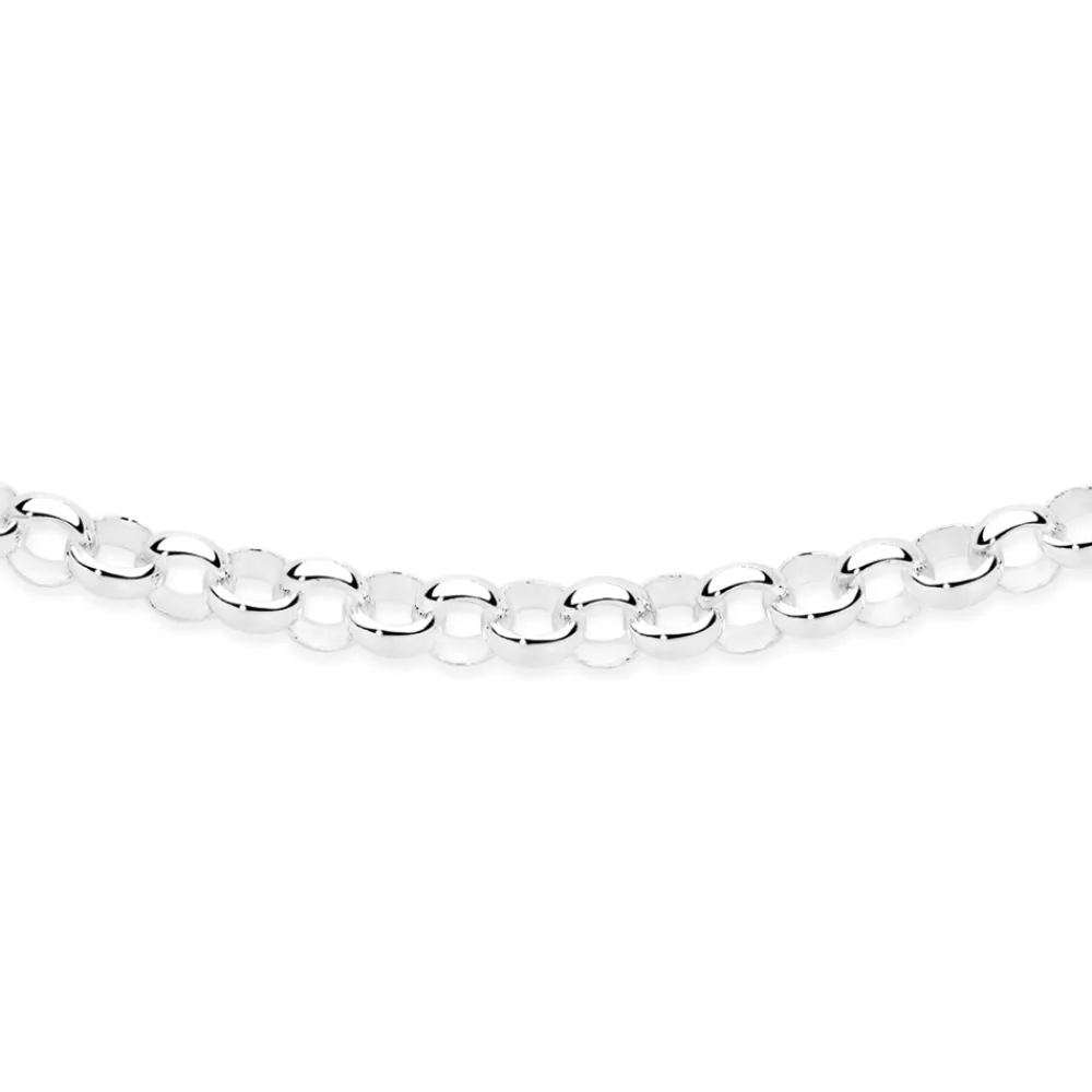 Prouds Necklaces>Silver 50Cm Solid Belcher Necklet