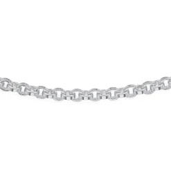 Prouds Necklaces>Silver Flat Belcher Chain
