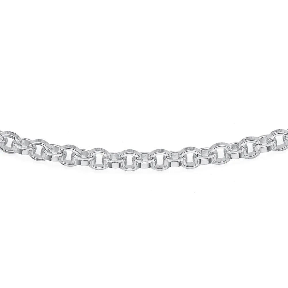 Prouds Necklaces>Silver Flat Belcher Chain