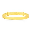 Prouds Bangles>Silver Gold Plated Expandable Baby Bangle