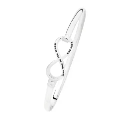 Prouds Bangles>Silver Infinity Bangle