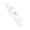 Prouds Bangles>Silver Infinity Bangle