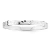 Prouds Bangles>Silver 40Mm Engraved Adjustable Bangle