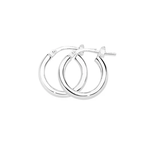 Prouds Earrings>Silver 10Mm Hoop Earrings