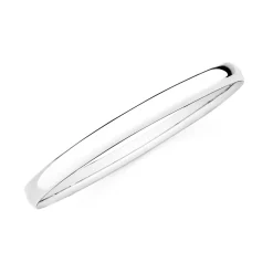Prouds Bangles>Silver 6Mm 65Mm Half Round Solid Bangle