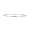 Prouds Bangles>Silver 70Mm Smooth Twist Solid Bangle