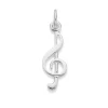 Prouds Charms>Silver Treble Clef Charm