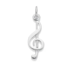 Prouds Charms>Silver Treble Clef Charm