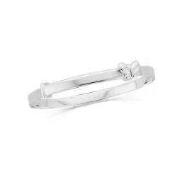 Prouds Bangles>Silver 4X50Mm Butterfly Childs Expandable Bangle