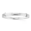 Prouds Bangles>Silver 4X40Mm Engraved Children's Expander Bangle