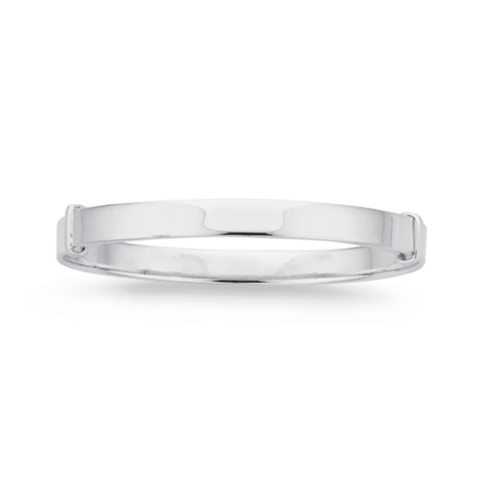 Prouds Bangles>Silver 3.5X40Mm Plain Expander Children's Bangle