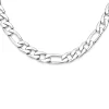 Prouds Necklaces>Stainless Steel 55Cm 3+1 Figaro Chain