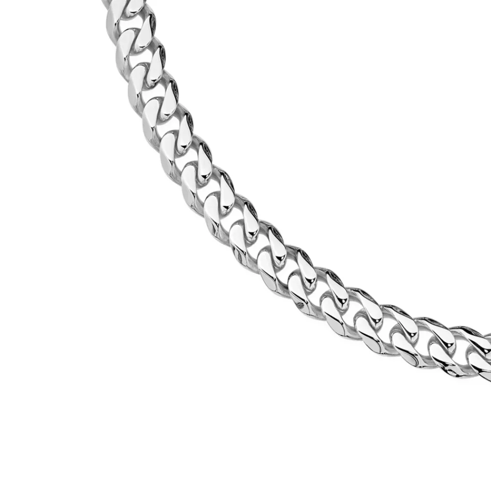 Prouds Necklaces>Stainless Steel 60Cm Curb Chain, 10.5Mm Wide