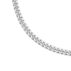 Prouds Necklaces>Steel 55Cm Curb Chain