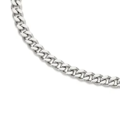 Prouds Necklaces>Steel 55Cm Curb Chain